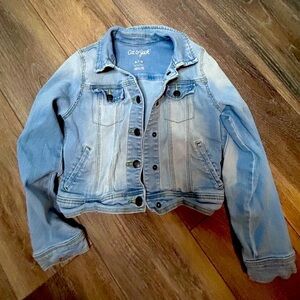 Cat and Jack girls denim Jacket size 7/8